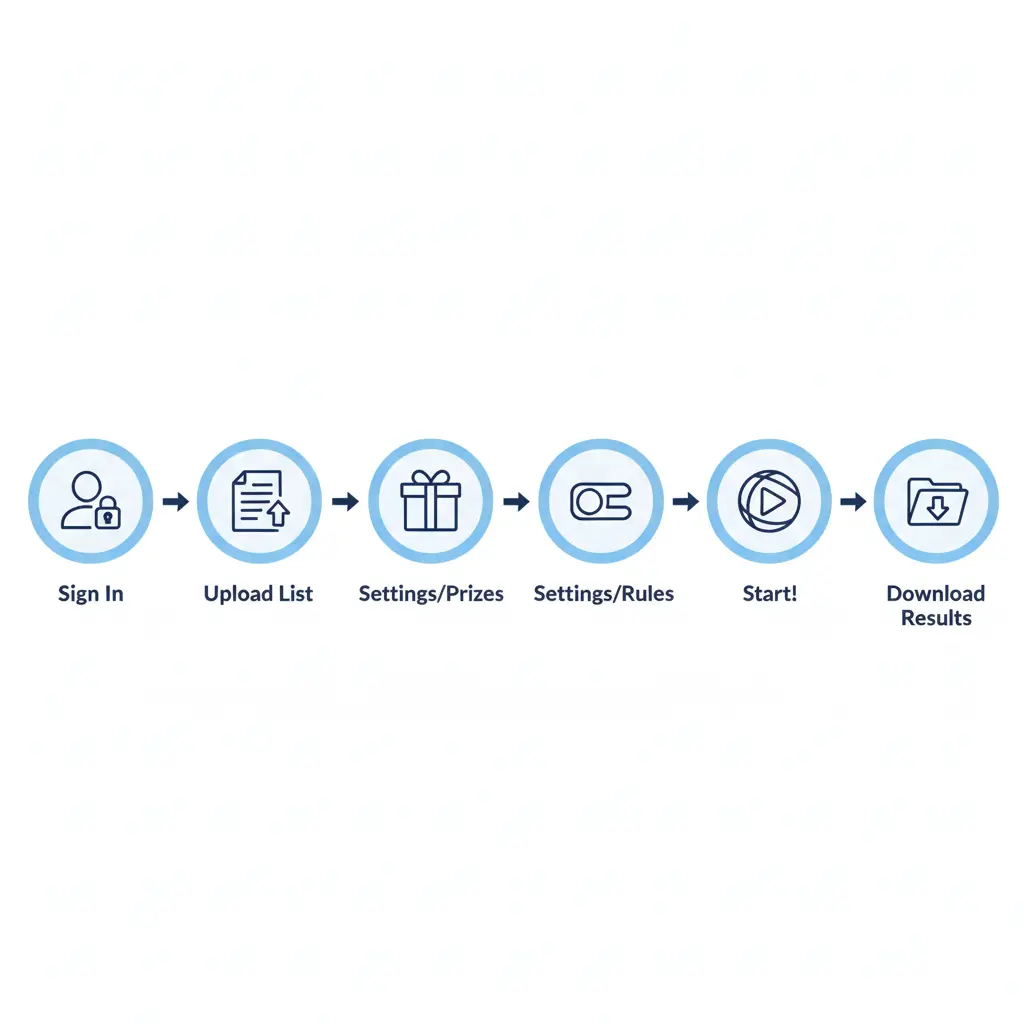 免費線上抽獎系統完整使用流程，從登入到匯出結果的 6 個步驟