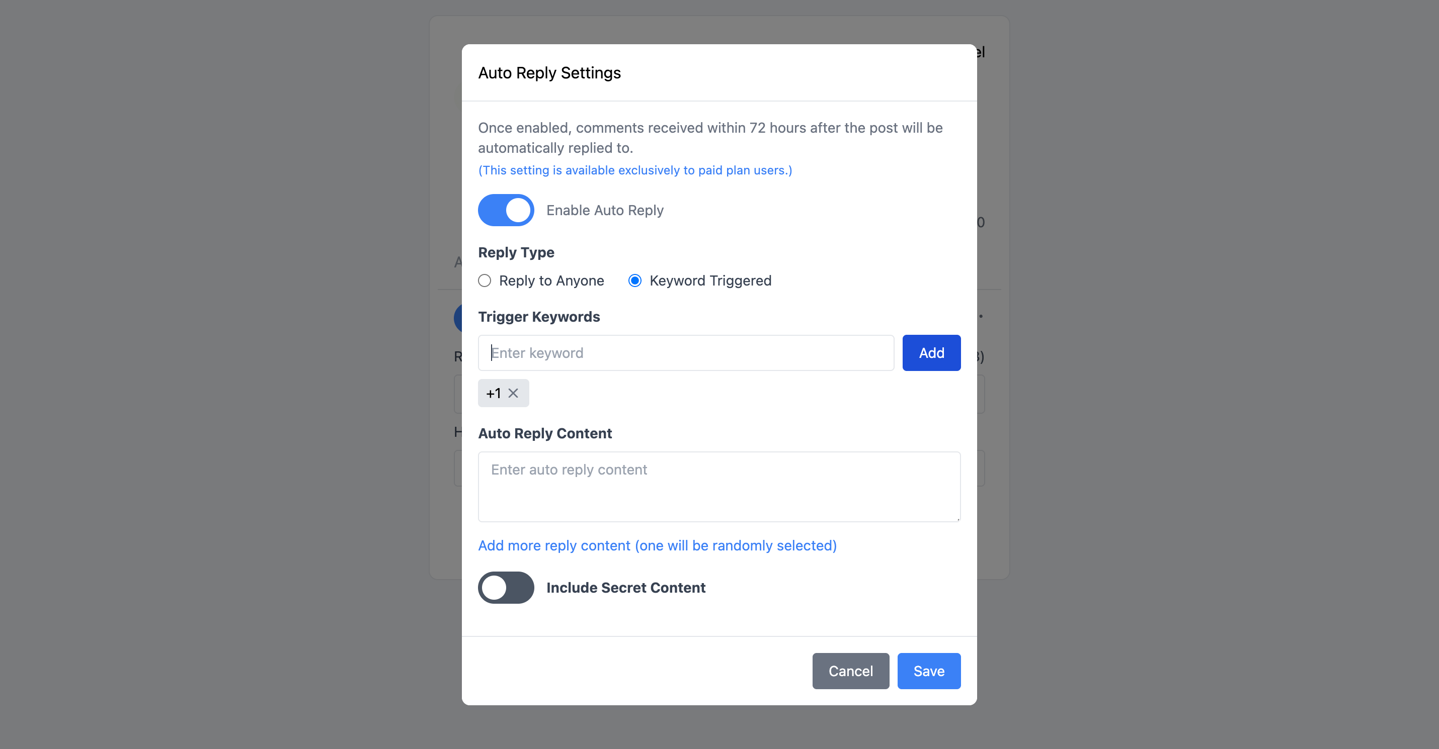 Threads（脆）關鍵字觸發模式